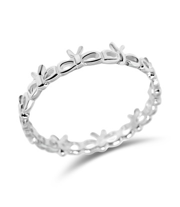 Cutie Bow Silver Ring NSR-701